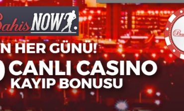 Bahisnow Canlı Casino Kayıp Bonusu Veriyor!