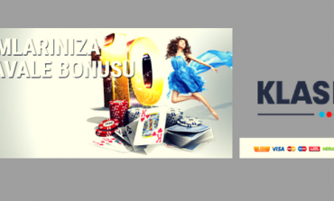 Klasbahis %15 banka havale bonusu