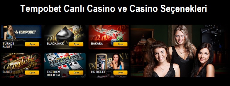 tempobet casino ve canlı casino