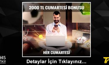 Trbet Cumartesi Gününe Özel 2000 TL Bonus