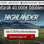 Casinomilyon Highlander Online Slot Oyunu 40 000 Euro Ödül