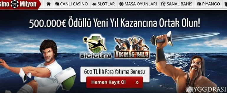 Casinomilyon Yeni Yıl 500 000 Euro Kazandıran Nakit Ödüller