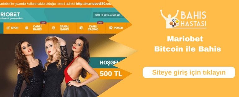 Mariobet Bitcoin Para Yatırma Dönemi Başladı
