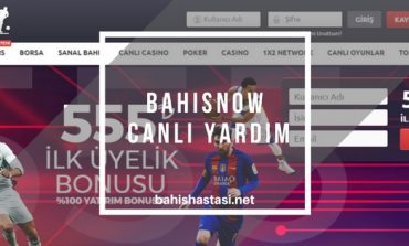 Bahisnow Canlı Yardım