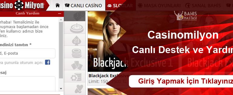 Casinomilyon Canlı Yardım