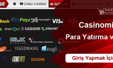 Casinomilyon Para Yatırma ve Para Çekme