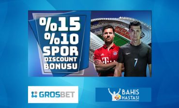 Grosbet Spor Bahisleri indirim Bonusu