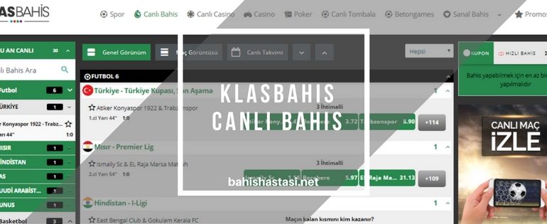 Klasbahis Canlı Bahis