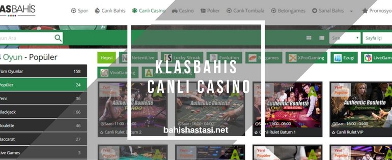 Klasbahis Canlı Casino