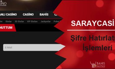 Saraycasino Şifremi Unuttum