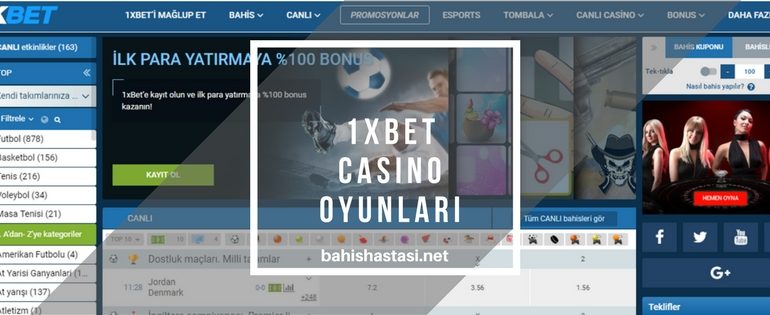 1xbet Casino Oyunları