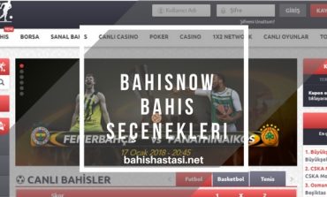 Bahisnow Bahis Seçenekleri