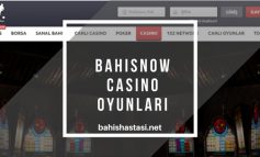 Bahisnow Casino Oyunları