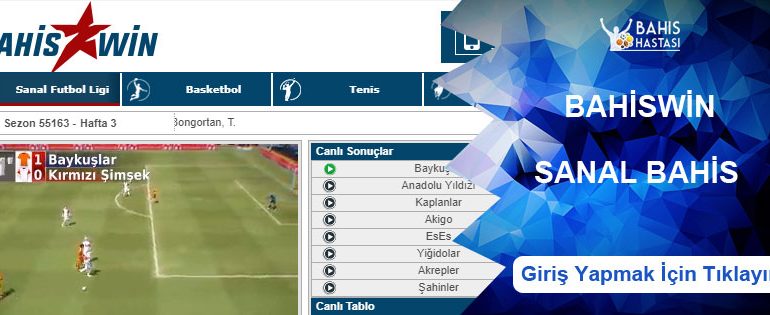 Bahiswin Sanal Bahis