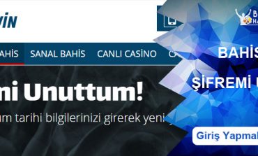 Bahiswin Şifremi Unuttum