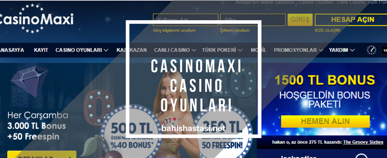 Casinomaxi Casino Oyunları