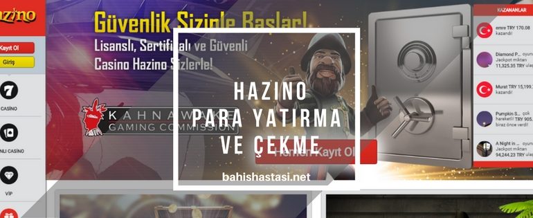 Hazino Para Yatırma ve Çekme