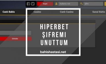 Hiperbet Şifremi Unuttum