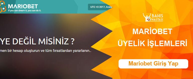 Mariobet Hesap Açma üyelik işlemleri