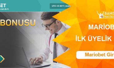 Mariobet Herkese 20 TL Bedava Üyelik Bonusu