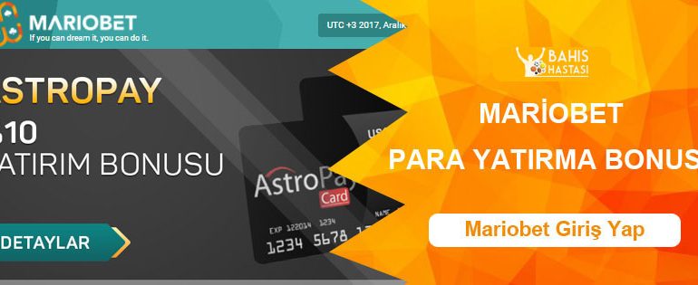 Mariobet Para Yatırma Bonusları