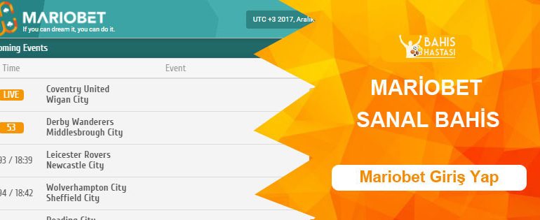 Mariobet Sanal Bahis