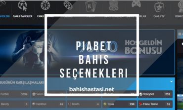 Piabet Bahis Seçenekleri