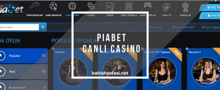 Piabet Canlı Casino