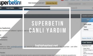 Superbetin Canlı Yardım