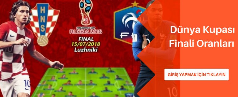 Dünya Kupası Finali Oranları    