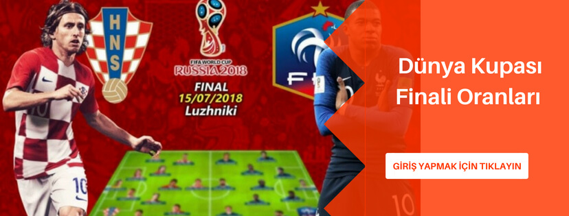 Dünya Kupası Finali oranları