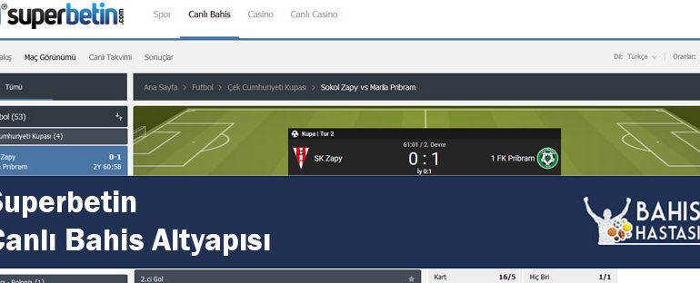 Yeni Canlı Bahis Altyapısı İle En İyisi Superbetin